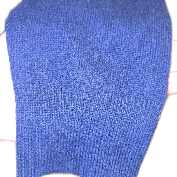 SOLD - Vineyard Vines 100% Cashmere Navy Henley Mens Sweater Medium - Picture 4 of 5